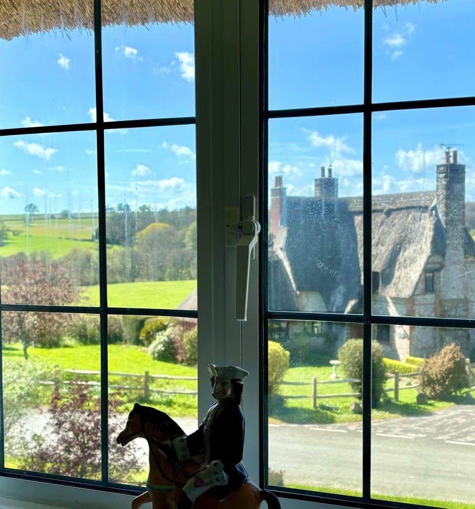 View from upper landing dorma window