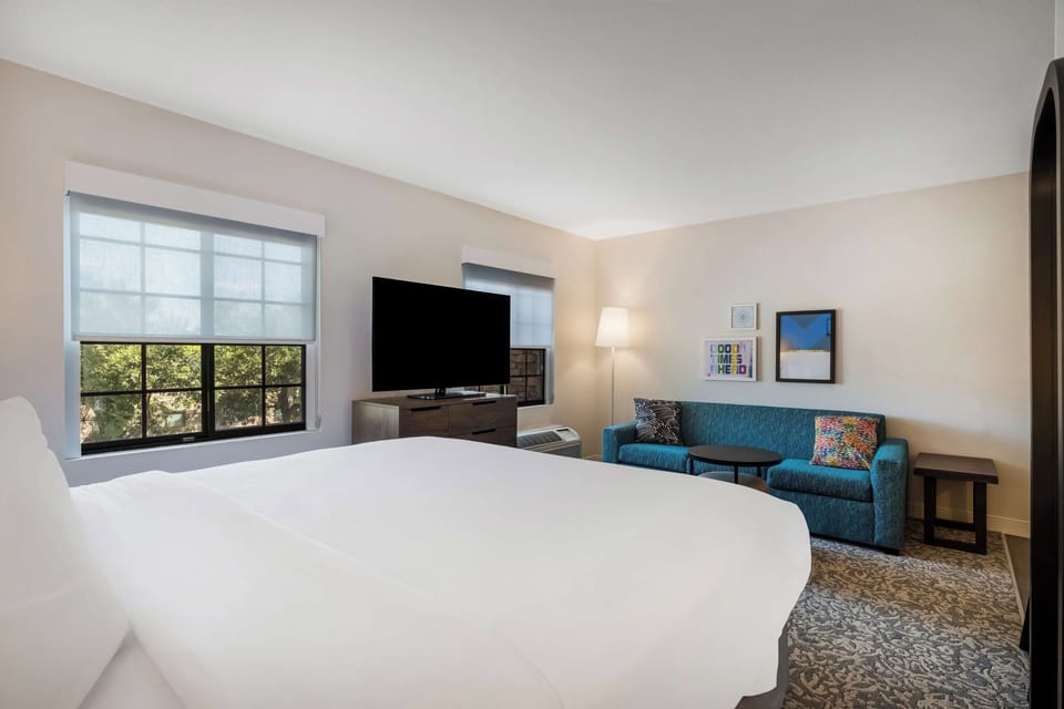 Kick back by the window with a cozy seating nook.