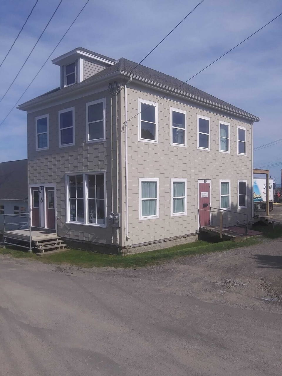 Upstairs Apartment at 6 School Street in Lubec, ME