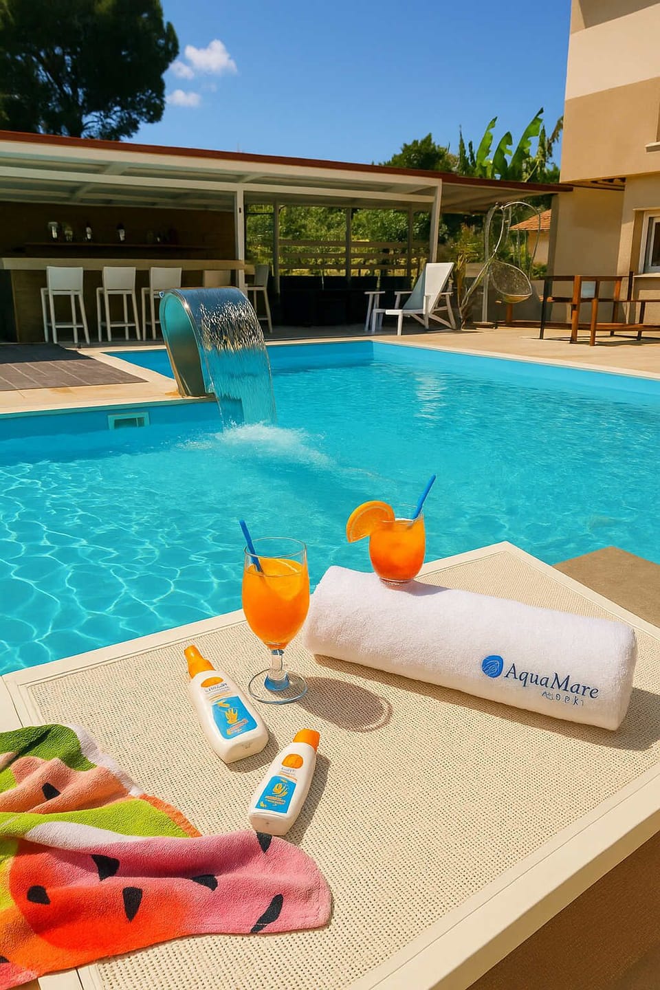 Poolside Lounge Area – Perfect for Afternoon Relaxation
