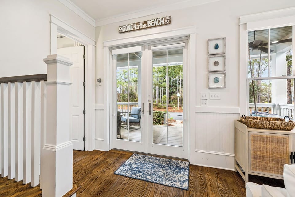 Step through French doors to your private deck where peaceful forest views await your morning coffee moments.