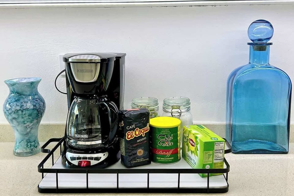 Local Coffee and  Decaf, & Tea Station 