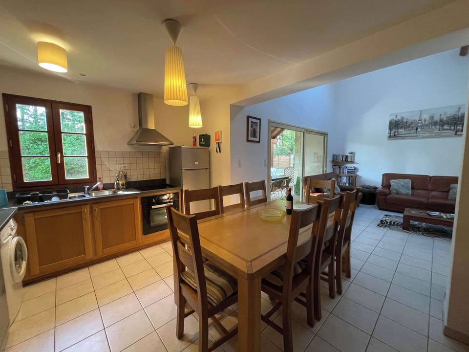 Overview downstairs Kitchen Dining Sitting area