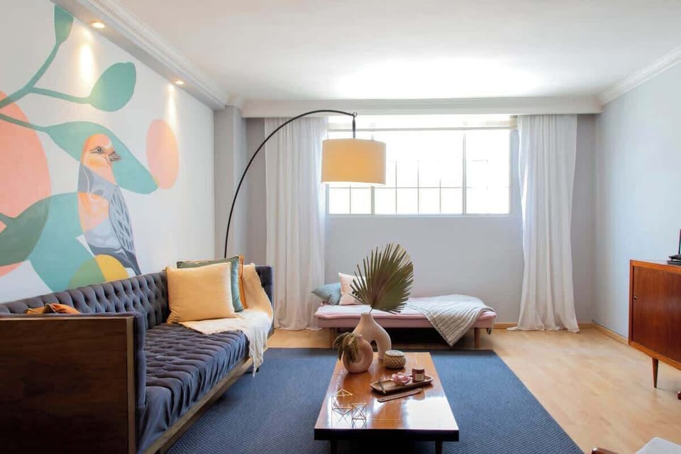 A bright and spacious sitting area