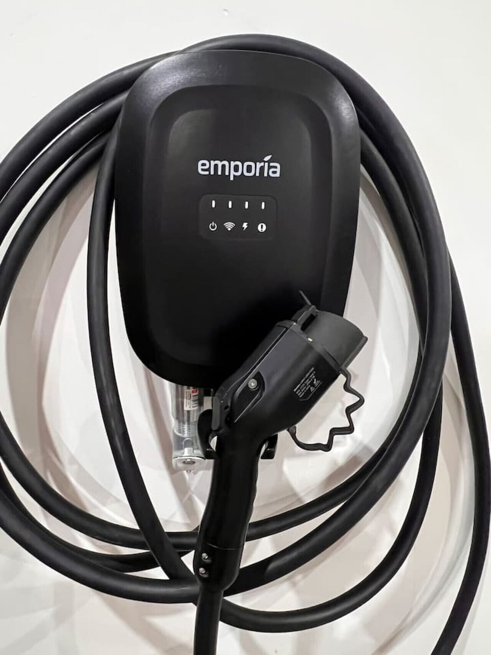 EV charger in the garage