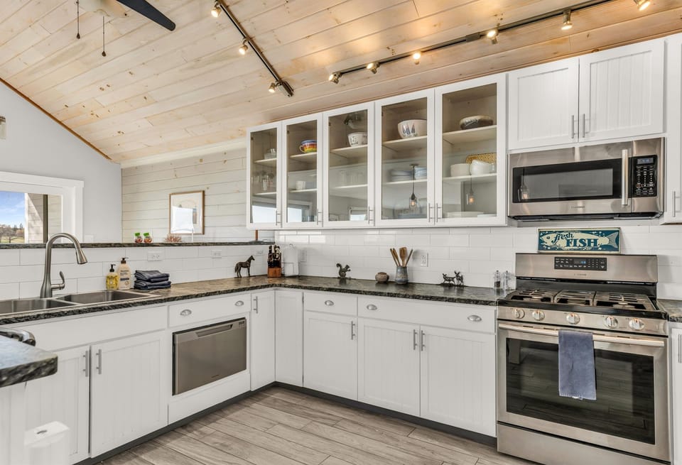 Fully equipped with everything you need to prepare meals