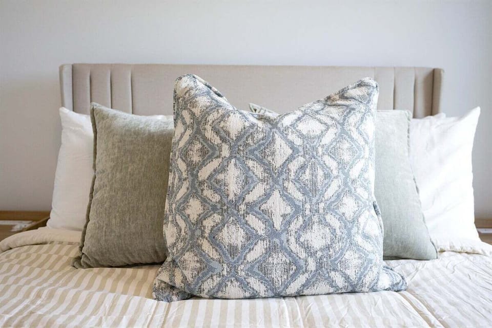Stylish and serene—this bedroom's thoughtful decor creates a space that feels like a true retreat.