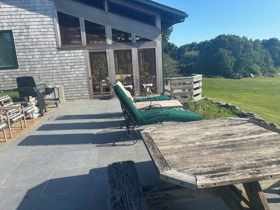 Private terrace, screen porch, and wrap around deck