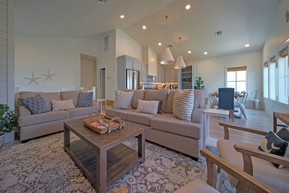 Cozy corner of the living room with stylish textures and calming colors.