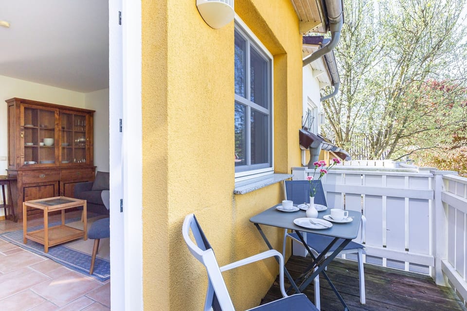 Balcony with Table and Chairs