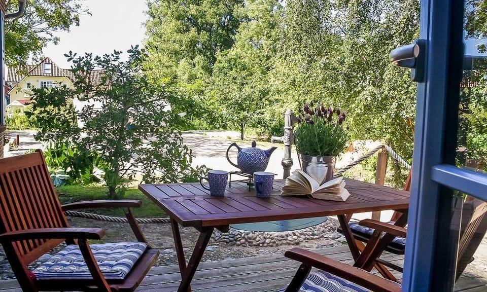 Terrace with Table and Chairs