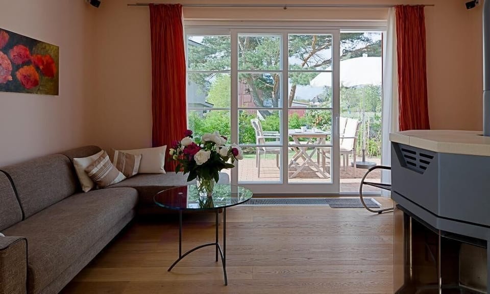 Bright Living Room with Terrace