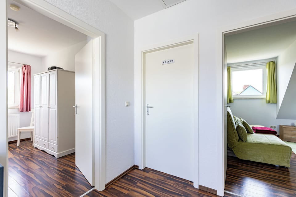 Hallway with Wardrobe and Two Doors
