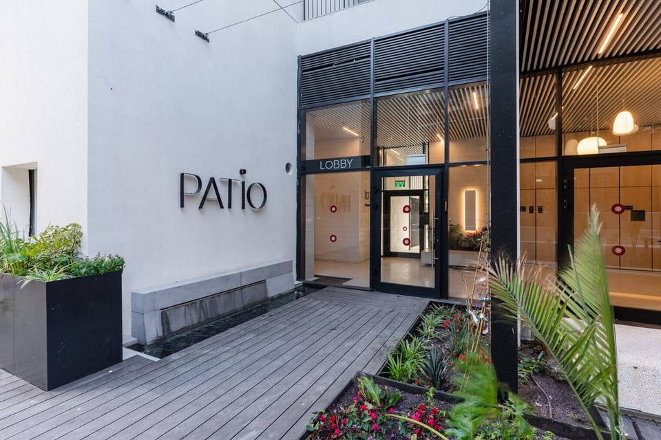 In Building Patio