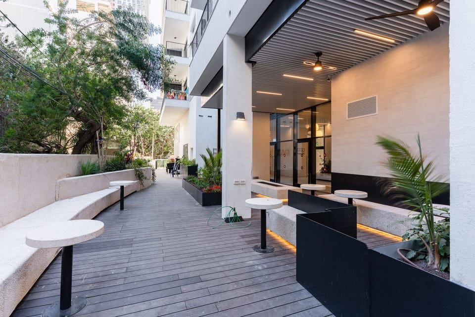 In Building Patio