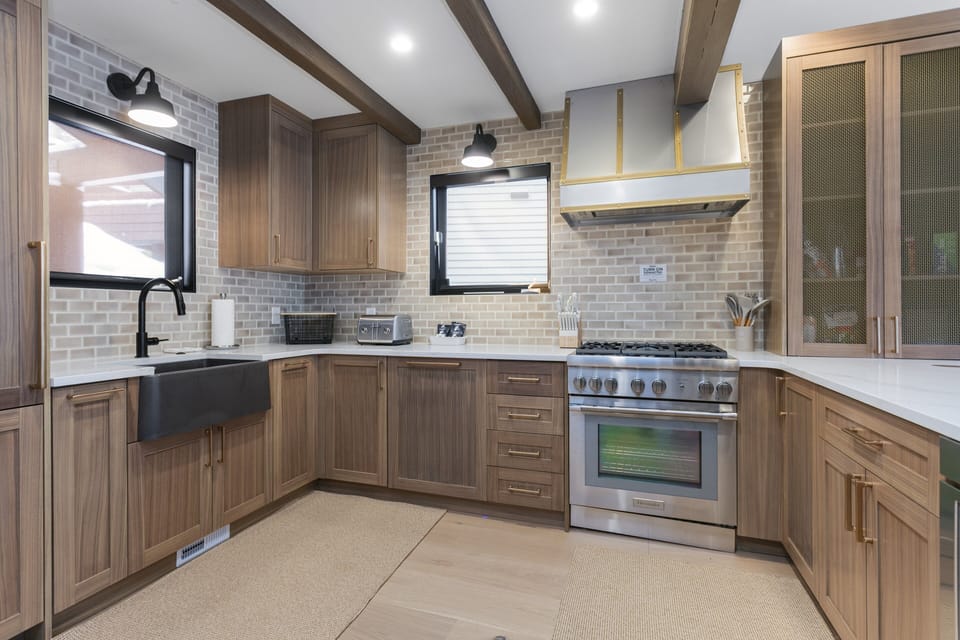 Indoors, Kitchen, Sink, Floor, Flooring