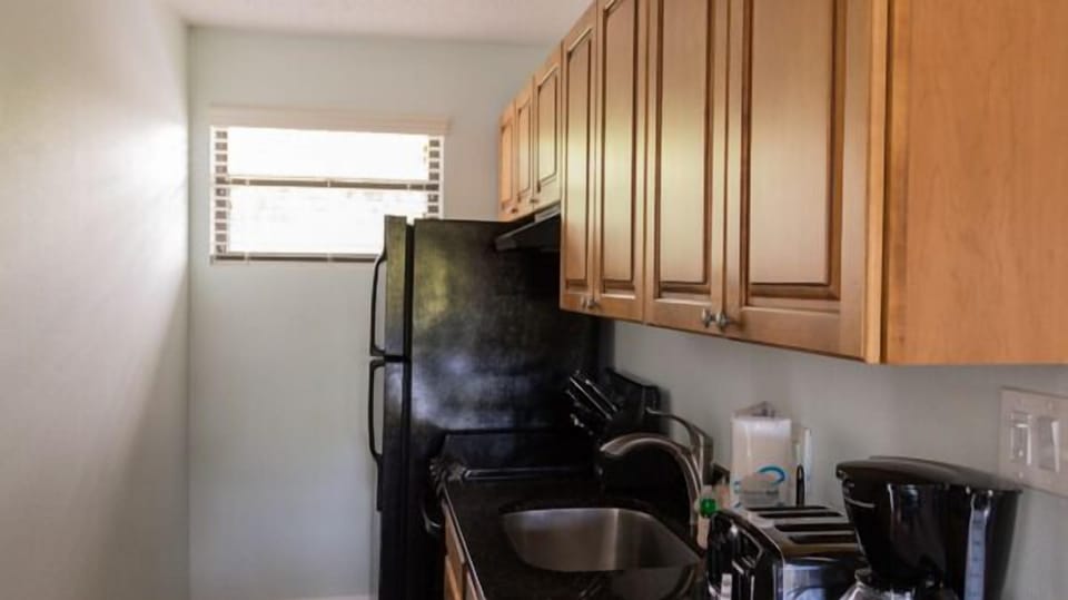 Fully equipped galley kitchen