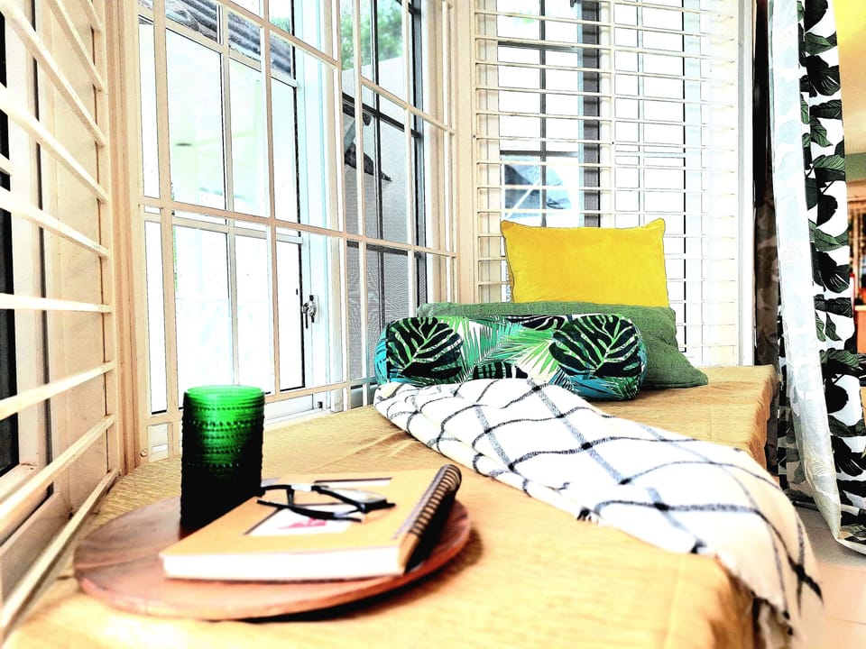 Relax in this side nook with a view
