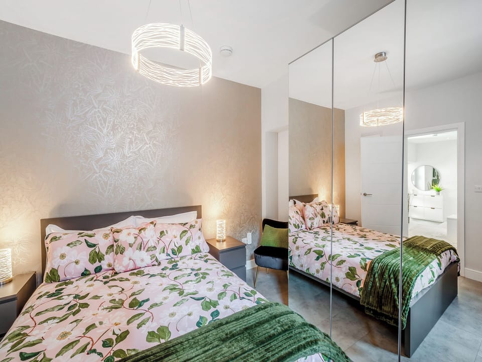 Double bedroom | The Hideaway - The Old Post Office Apartments, Haltwhistle