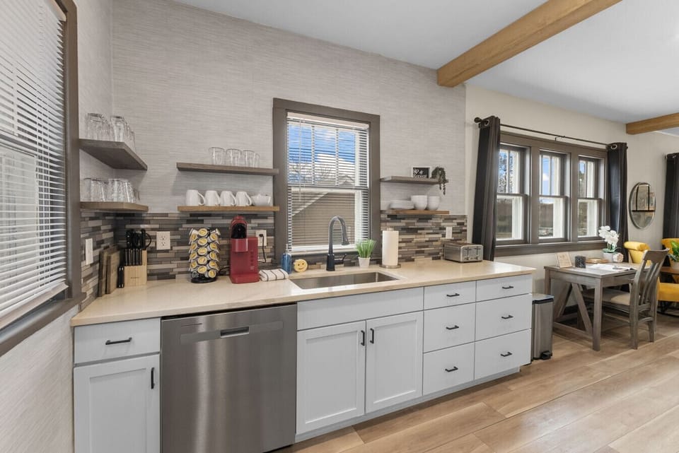 Well stocked kitchen for your culinary adventures