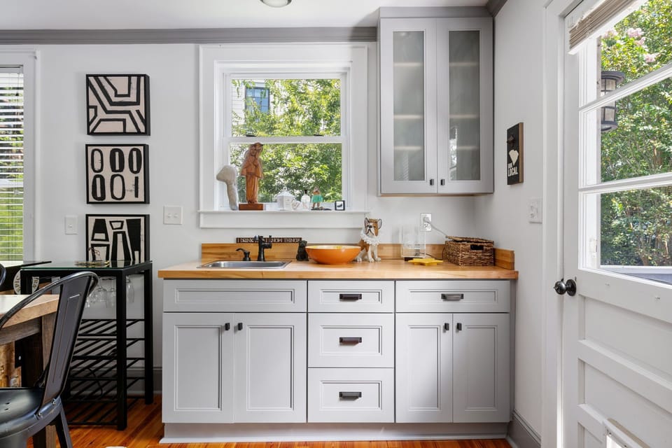 Open Concept Dining Room | Shep Shack | IOP Escapes Vacation Rentals | 406 Palm Blvd Isle of Palms SC