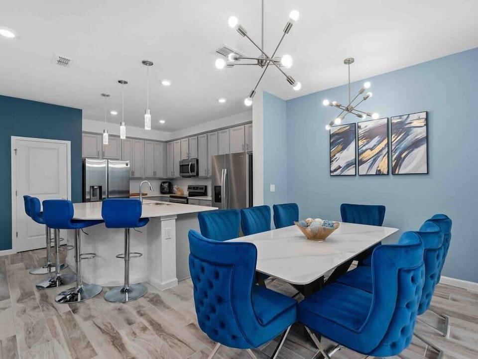Dinning room table seats 8