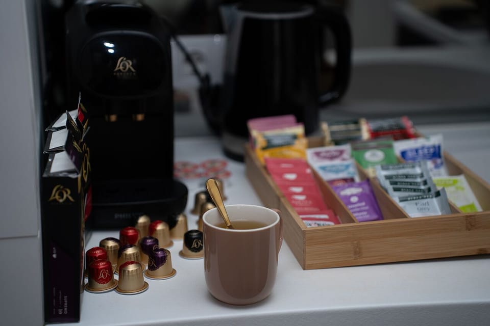 Choose from our curated selection of premium coffees and teas