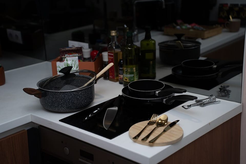Create a delicious dinner with our well equipped kitchenette