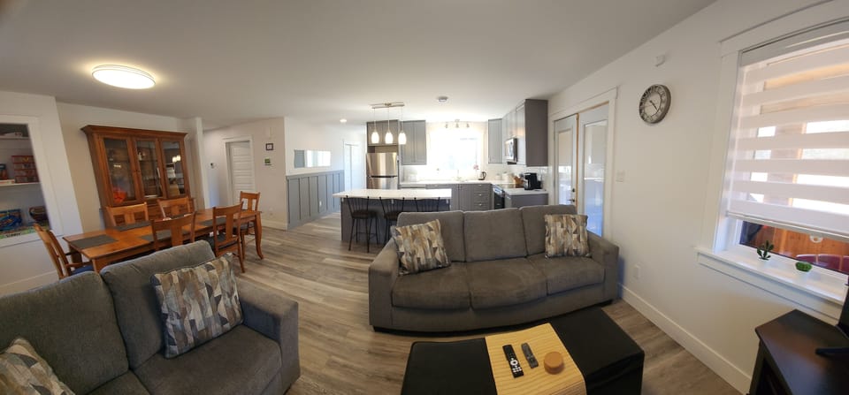 Living space (Living room, Dining room and Kitchen)