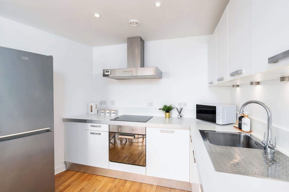 In our fully equipped kitchen, you will find a microwave oven, toaster, fridge freezer and kettle.