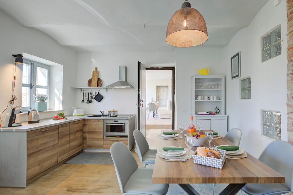 Kitchen and dining area