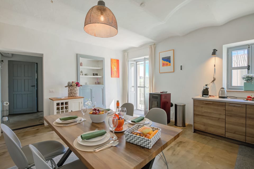 Kitchen and dining area