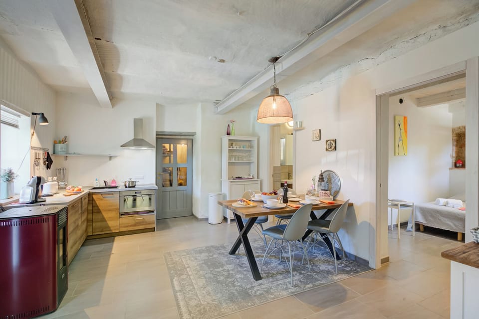 Kitchen and dining area