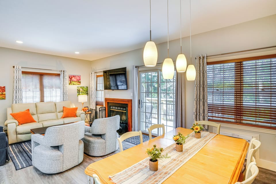 Hancock Vacation Rental | 3BR | 3BA | 1,715 Sq Ft | Stairs Required