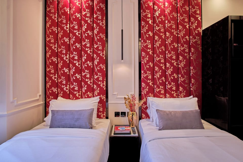 Twin beds