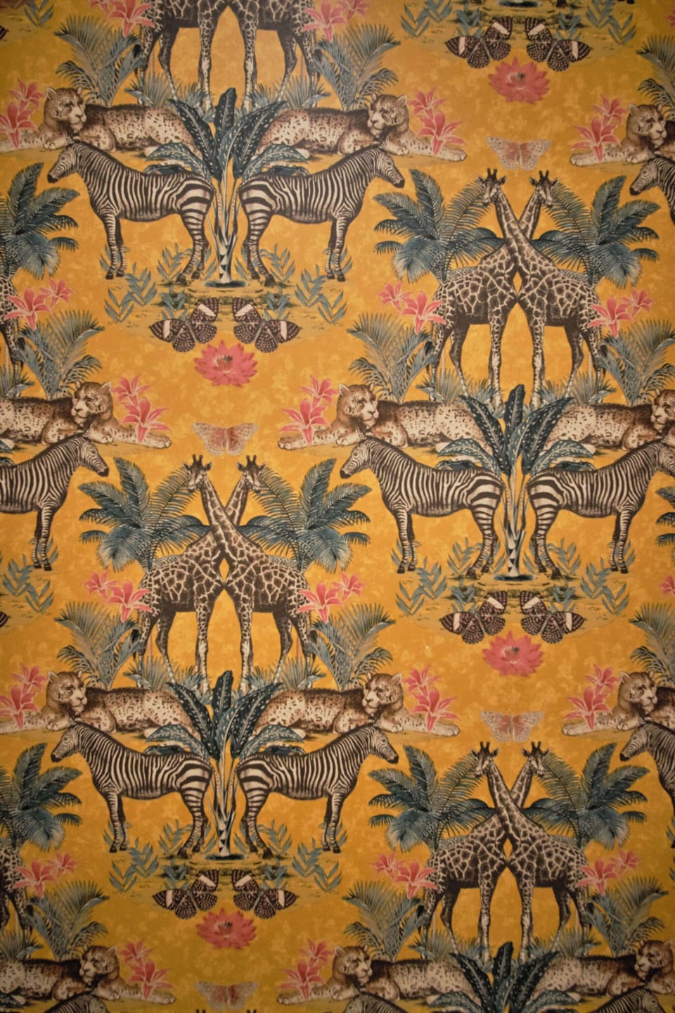 Admire the vibrant patterns that give the stay personality.