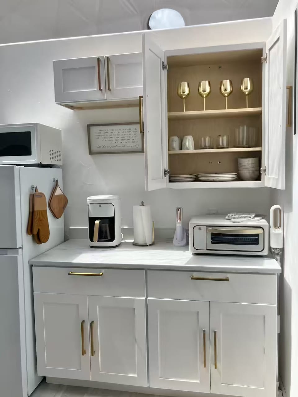 Stemware, flatware, dishware