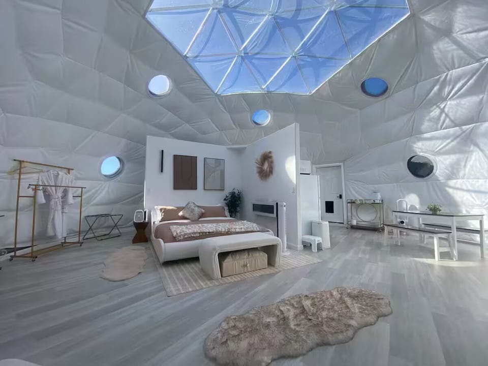 Please note our skylight is now covered for guest comfort during all seasons