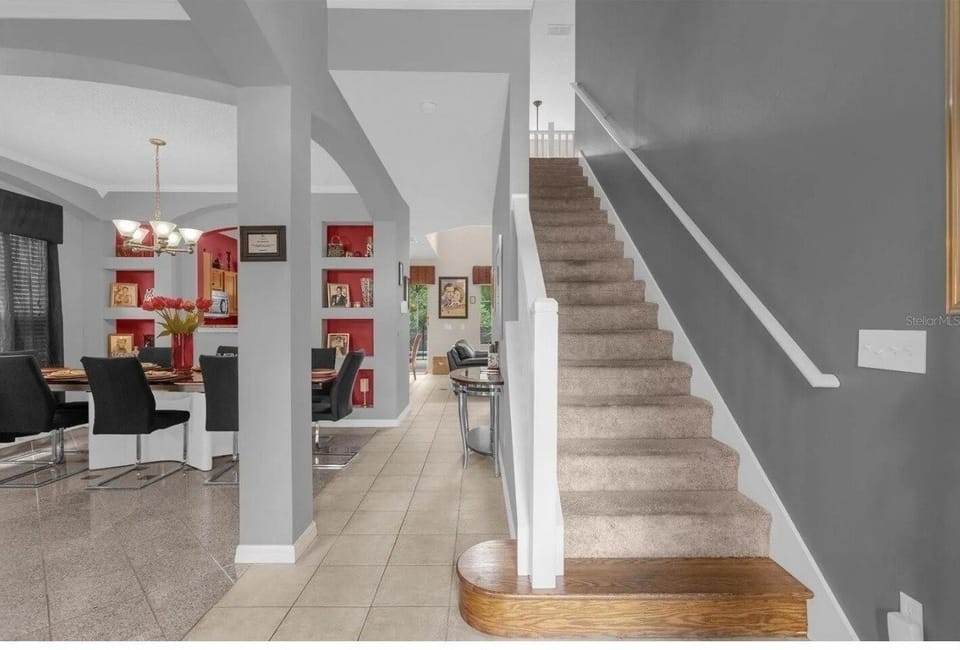 Indoors, Architecture, Building, House, Staircase