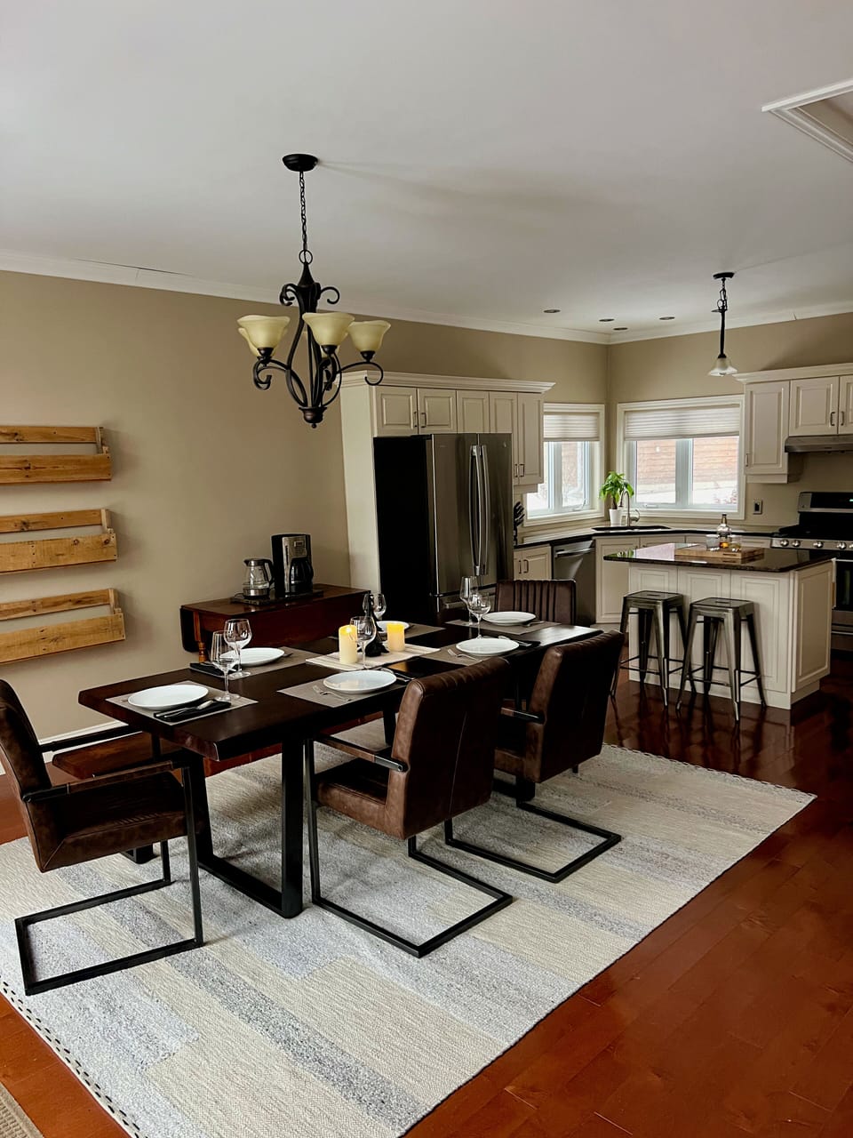 Fully Stocked Dining Room