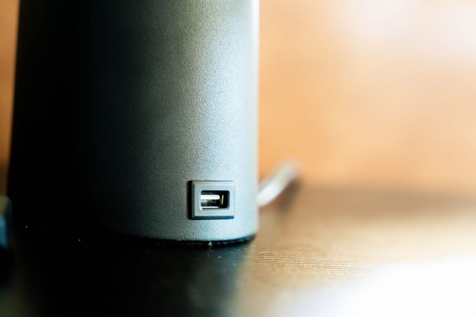 Built in USB port