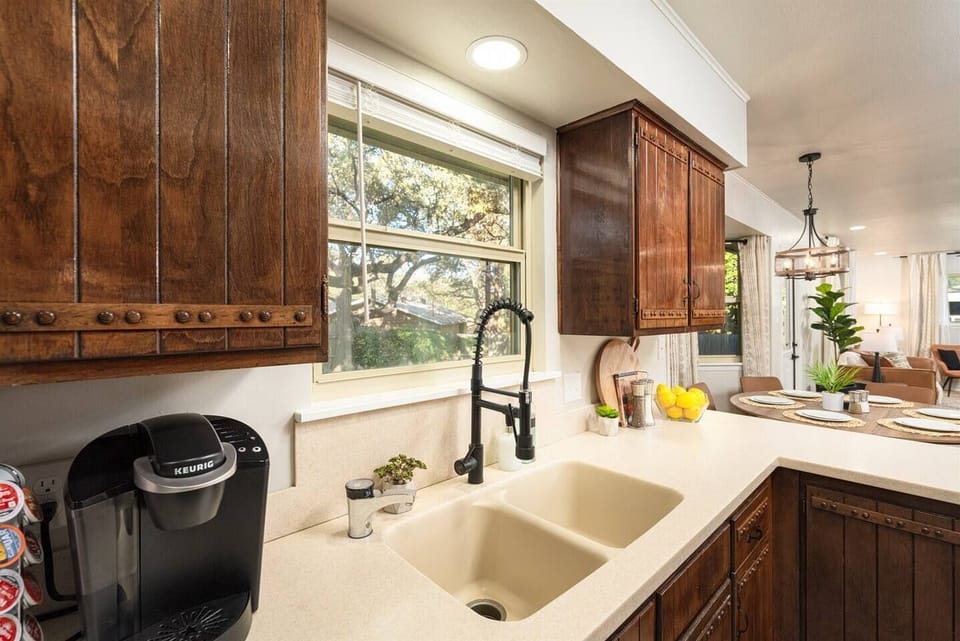Fully stocked kitchen