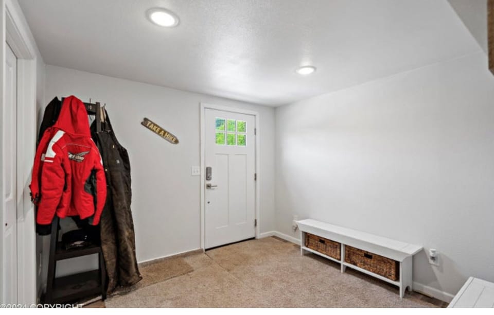 Front door & entryway
