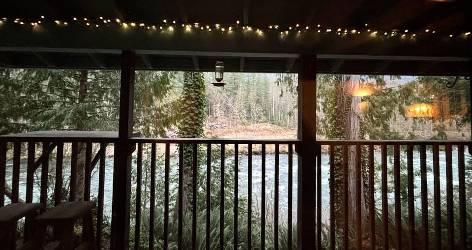 River view from deck