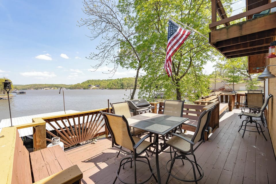 wrapped around deck
