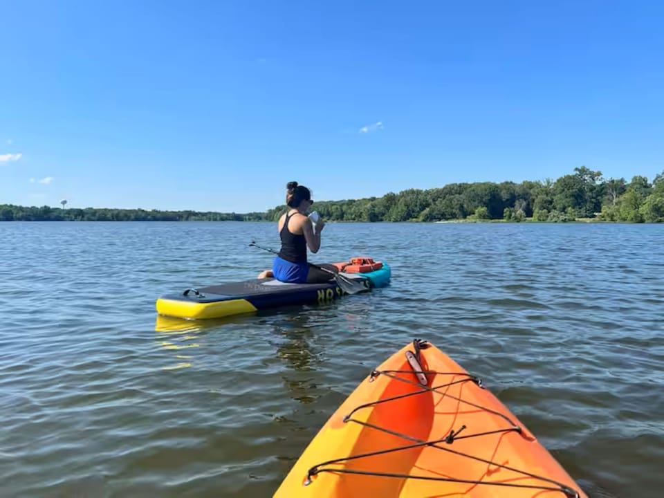 Kayaks on the dock for guests No Extra Charge