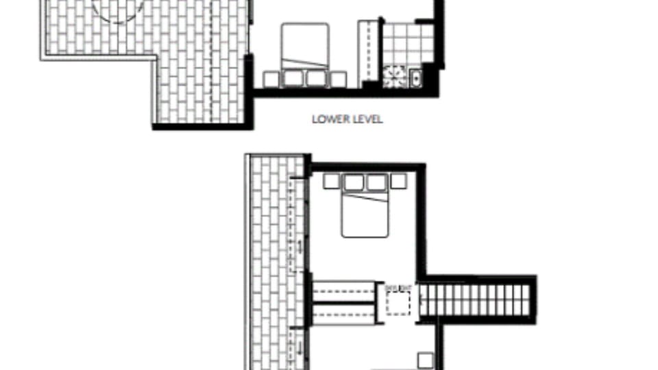 Detailed floor plan to help guests visualize the space before arrival.