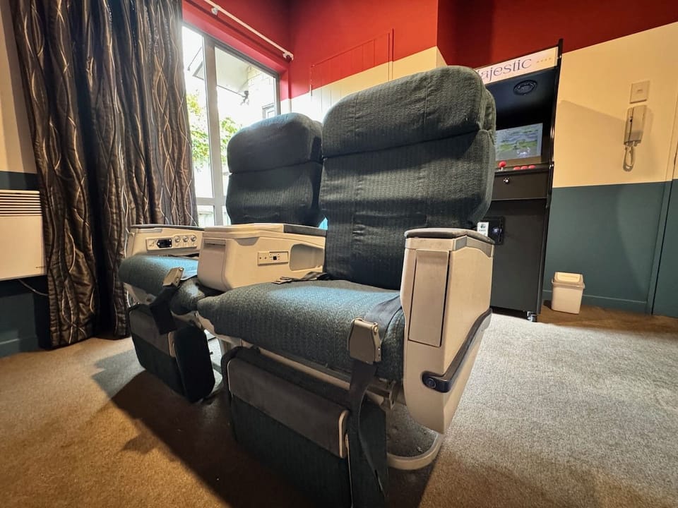 Air New Zealand plane seats. So comfy!