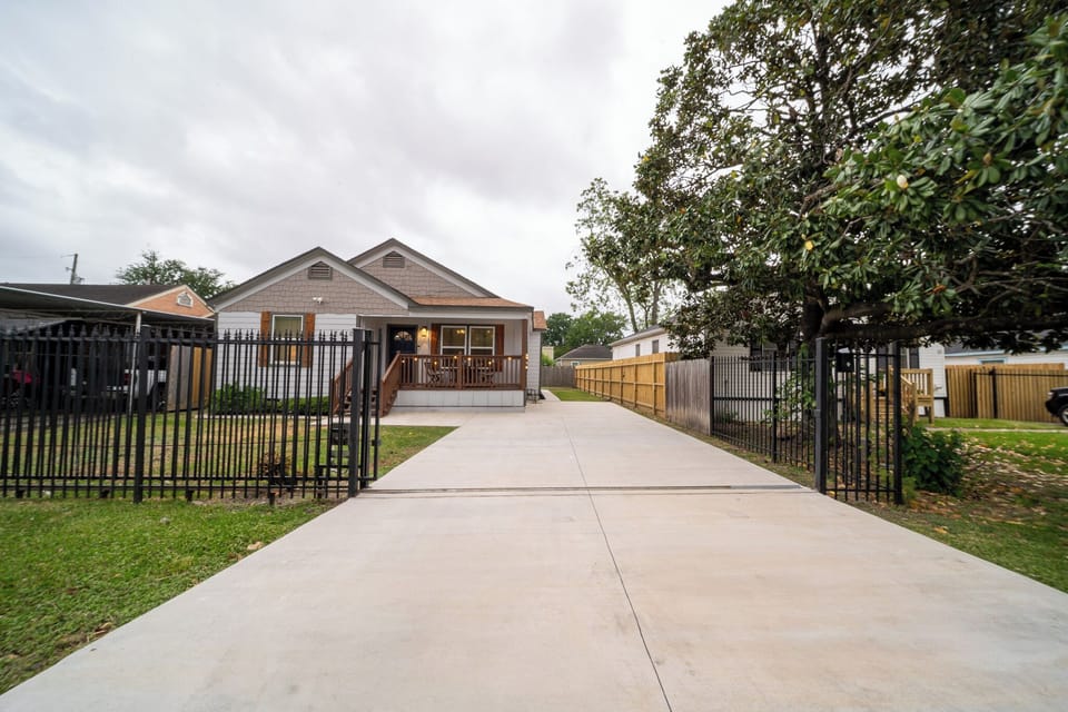 Front View of House (Gated)