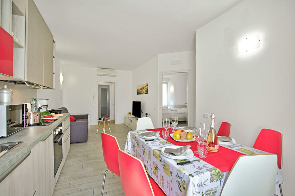 Kitchen and dining area